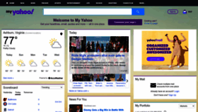 What Myyahoo.com website looked like in 2023 (This year)
