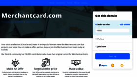 What Merchantcard.com website looked like in 2023 (This year)