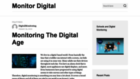 What Monitor-digital.com website looked like in 2023 (This year)