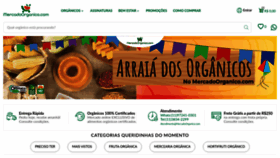 What Mercadoorganico.com website looked like in 2023 (This year)