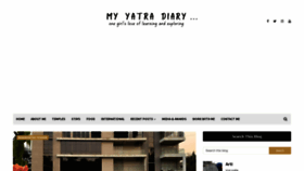 What Myyatradiary.com website looked like in 2023 (This year)