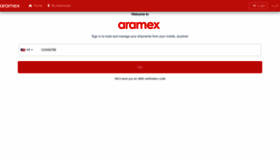 What Myaramex.aramex.com website looked like in 2023 (This year)