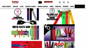 What Monstervape.de website looked like in 2023 (This year)