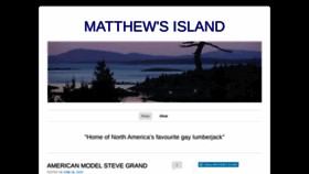 What Mattsko.com website looked like in 2023 (This year)