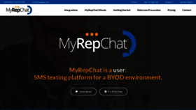 What Myrepchat.com website looked like in 2023 (This year)