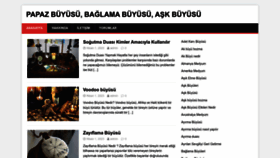 What Medyumzenun.com website looked like in 2023 (This year)