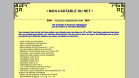 What Moncartabledunet.fr website looked like in 2023 (This year)