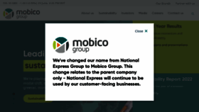 What Mobicogroup.com website looked like in 2023 (This year)