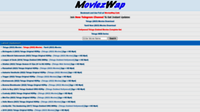 What Moviezwap.net website looked like in 2023 (This year)