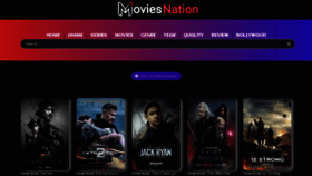 What Moviesnation.in website looked like in 2023 (This year)