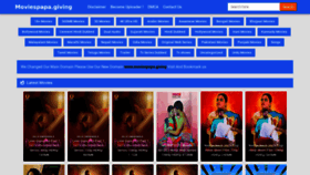 What Moviespapa.gives website looked like in 2023 (This year)