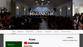 What Maranatha-kapfenberg.at website looked like in 2023 (This year)