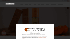 What Mimuselina.com website looked like in 2023 (This year)