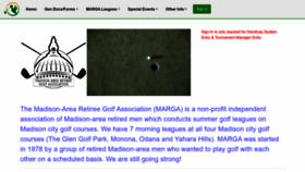 What Margagolf.com website looked like in 2023 (This year)