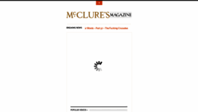 What Mccluresmagazine.com website looked like in 2023 (This year)