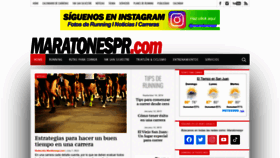 What Maratonespr.com website looked like in 2023 (This year)