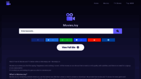 What Moviesjoy.is website looked like in 2023 (This year)