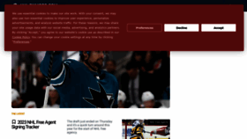 What Mynhltraderumors.com website looked like in 2023 (This year)