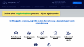 What Mojepzp.sk website looked like in 2023 (This year)
