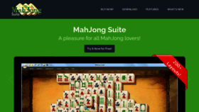 What Mahjongsuite.com website looked like in 2023 (This year)