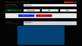 What Minecraftjson.com website looked like in 2023 (2 years ago)