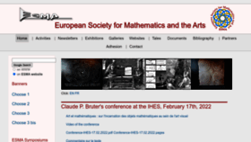 What Math-art.eu website looked like in 2023 (This year)