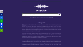 What Mp3juice.sx website looked like in 2023 (This year)