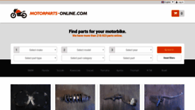 What Motorparts-online.com website looked like in 2023 (This year)