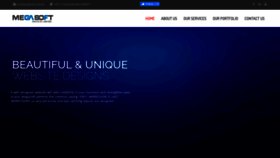 What Megasoft.net.np website looked like in 2023 (This year)