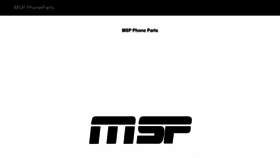 What Mspphoneparts.com website looked like in 2023 (This year)