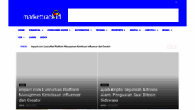 What Markettrack.id website looked like in 2023 (This year)