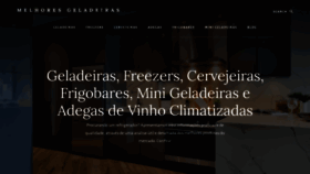 What Melhoresgeladeiras.com.br website looked like in 2023 (This year)