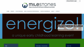 What Milestonesmn.org website looked like in 2023 (This year)