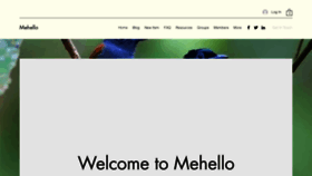 What Mehello.co.uk website looked like in 2023 (This year)