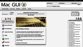 What Macgui.com website looked like in 2023 (This year)