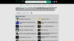 What Mp3xd.ws website looked like in 2023 (This year)