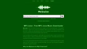What Mp3juices.vc website looked like in 2023 (This year)