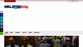 What Malaysia-today.net website looked like in 2023 (This year)