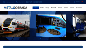 What Metaloobrada.hr website looked like in 2023 (1 year ago)