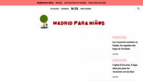 What Madridparaninos.es website looked like in 2023 (This year)