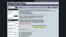 What Midiforyou.de website looked like in 2023 (This year)
