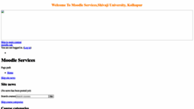 What Moodle.unishivaji.ac.in website looked like in 2023 (This year)