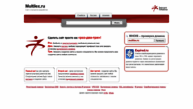 What Multilex.ru website looked like in 2023 (This year)