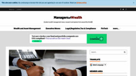 What Managersofwealth.com website looked like in 2023 (This year)