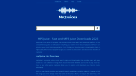 What Mp3juices.su website looked like in 2023 (This year)