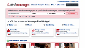 What Mamassages.com website looked like in 2023 (This year)