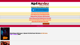 What Mp4moviez.in website looked like in 2023 (This year)