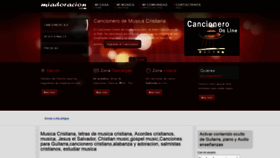What Miadoracion.com website looked like in 2023 (This year)
