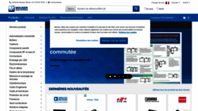 What Mouser.fr website looked like in 2023 (This year)