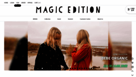 What Magicedition.com website looked like in 2023 (This year)